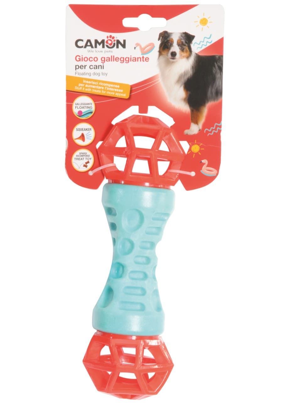 Bastone galleggiante spargiricompensa in TPR con squeaker