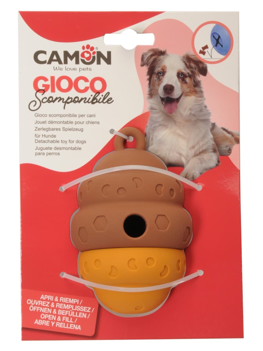 Gioco per cani - alveare scomponibile spargiricompense in silicone