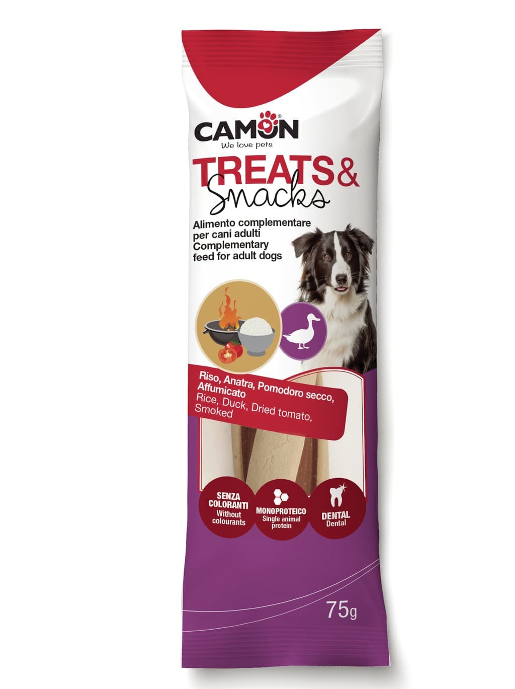 Double Twisted stick di riso con anatra