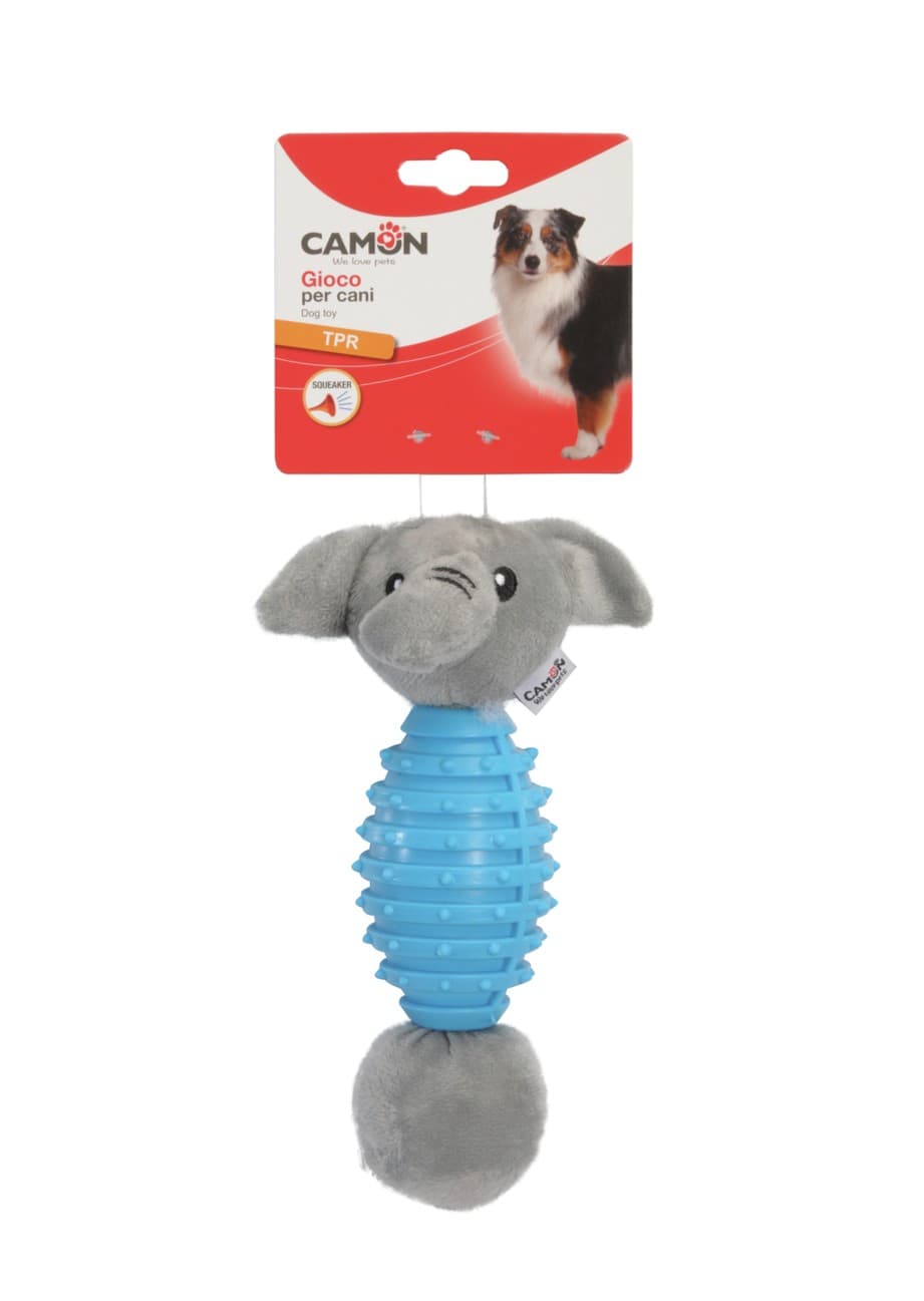 Gioco per cani - animaletti in poliestere con corpo in TPR e squeaker