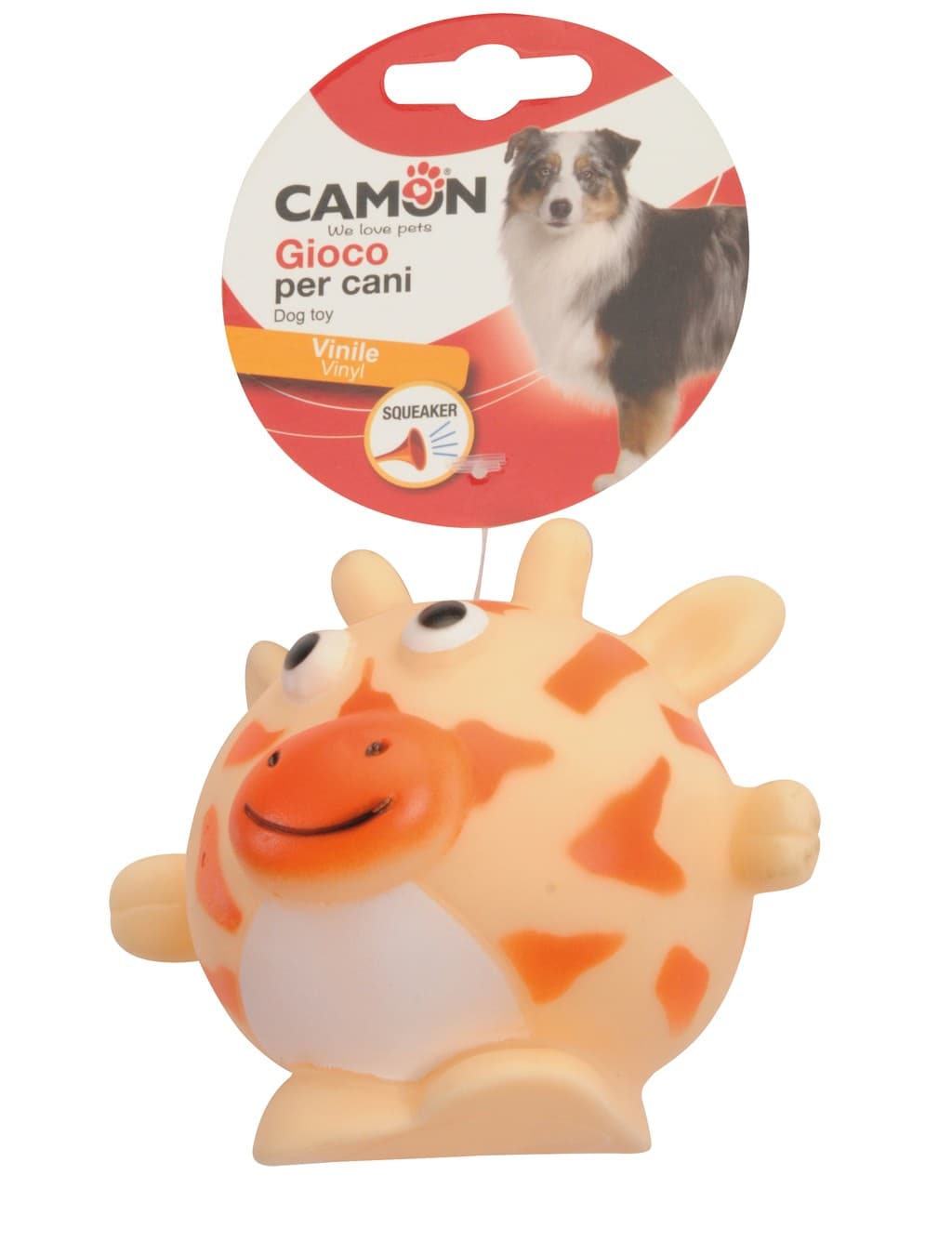 Gioco per cani - 3 soggetti in vinile con squeaker