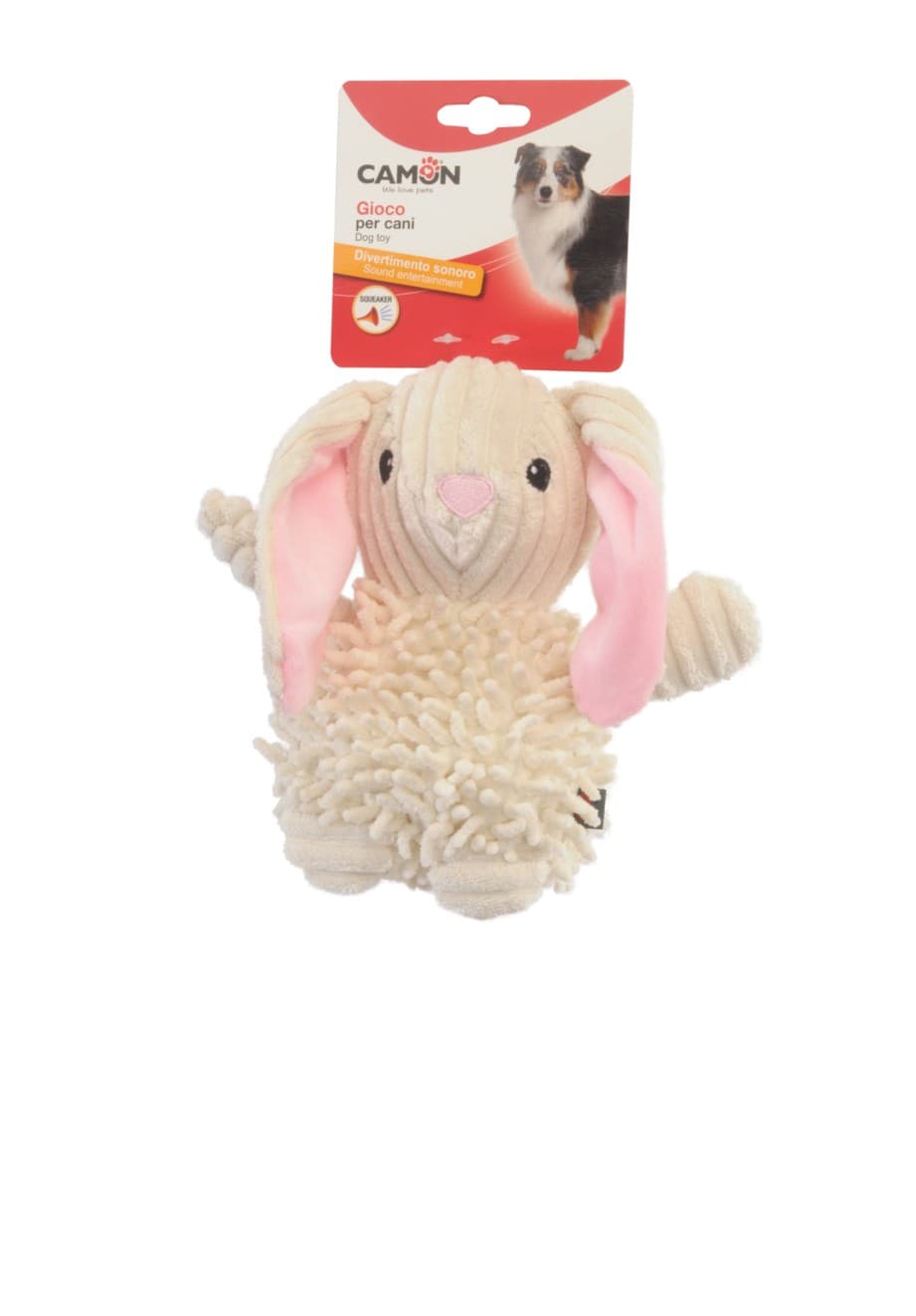 Gioco per cani - elefante, coniglio e renna con squeaker