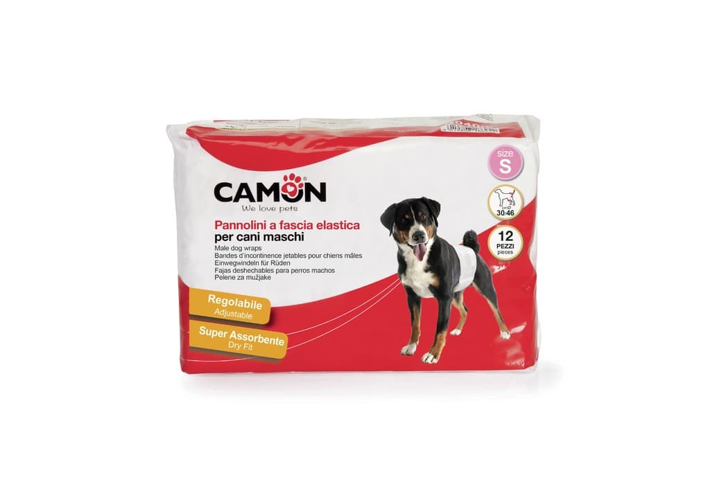 Pannolini a fascia elastica per cani maschi
