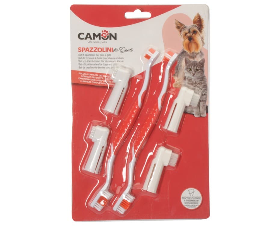Set di spazzolini per cani e gatti