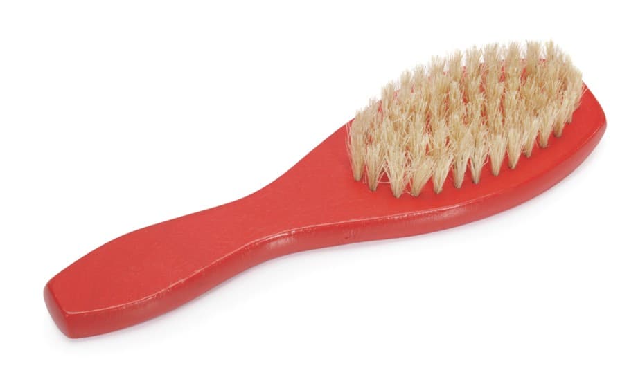 Spazzola per gatti con impugnatura in legno