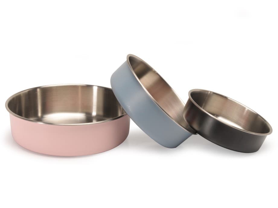 ZAMPYNox - Ciotola antiscivolo in acciaio per cani