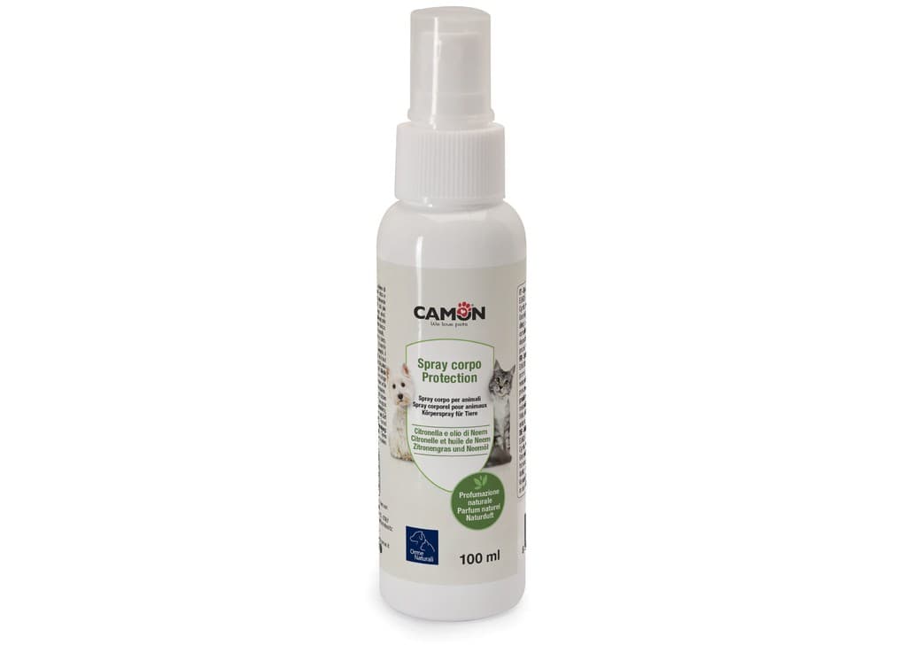 Spray corpo per cani e gatti con Citronella e Olio di Neem
