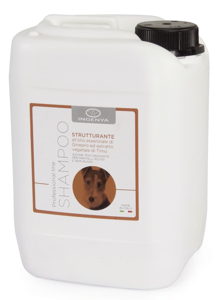 Shampoo strutturante all'olio essenziale di ginepro ed estratto vegetale di timo - 5 l