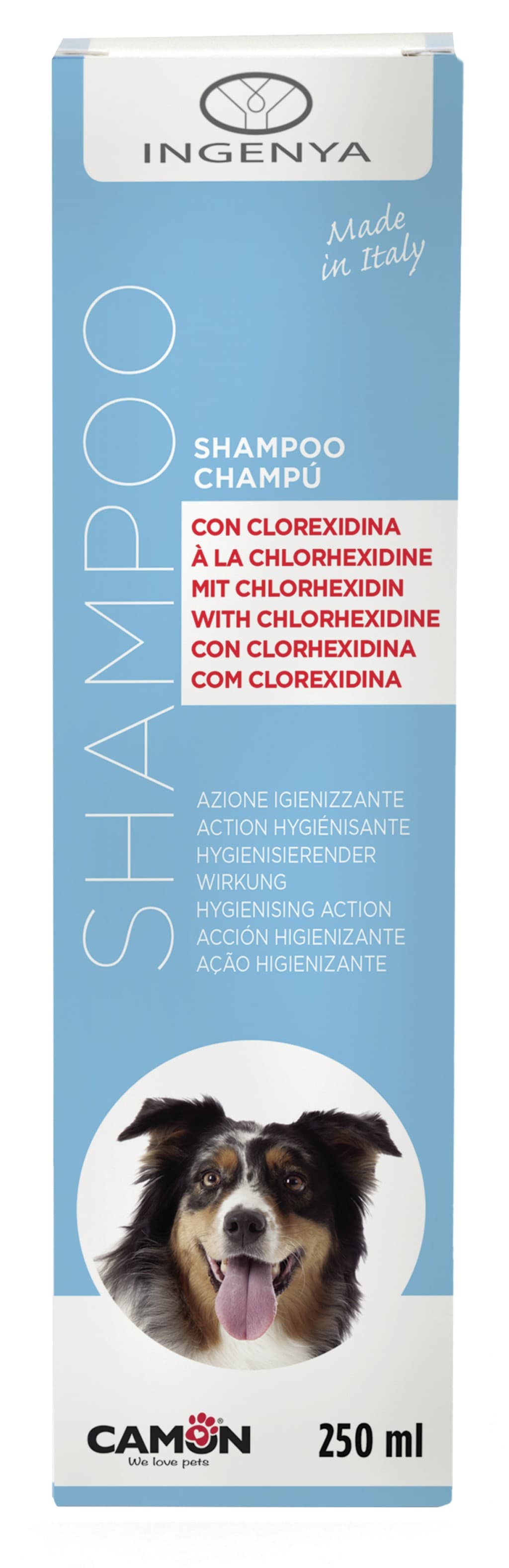 Shampoo Ingenya con Clorexidina per cani